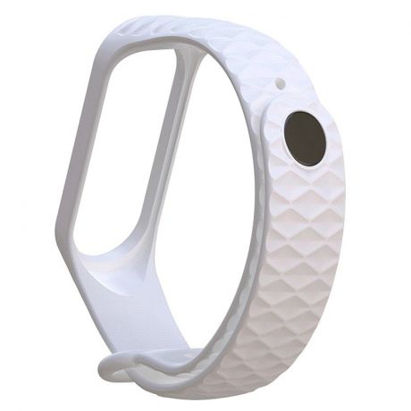 Xiaomi Mi Band 3/4 Silicone Diamond náramok, White