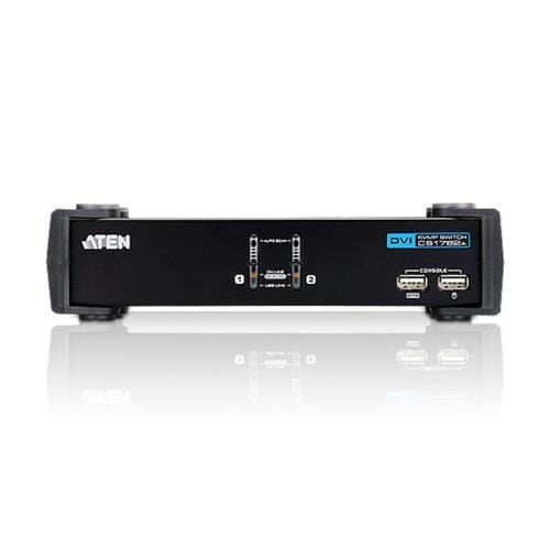 ATEN KVM switch CS-1762A USB Hub 2PC DVI