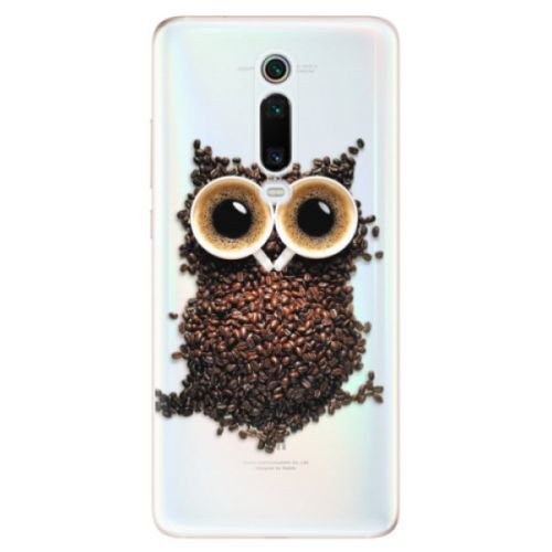 Odolné silikónové puzdro iSaprio - Owl And Coffee - Xiaomi Mi 9T Pro