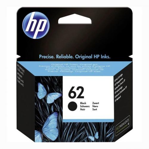 HP originál ink C2P04AE, HP 62, black, 200str., HP ENVY 5540 AIO, 5640 AIO, 5740 AIO