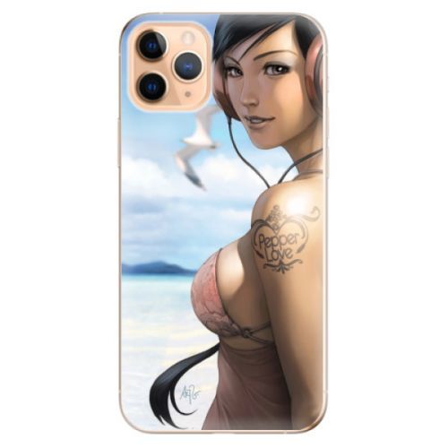 Odolné silikónové puzdro iSaprio - Girl 02 - iPhone 11 Pro Max