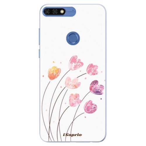 Silikónové puzdro iSaprio - Flowers 14 - Huawei Honor 7C