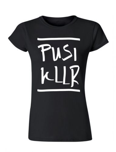 Thomas Puskailer - Tričko PUSI KLLR - Žena, Čierna, S