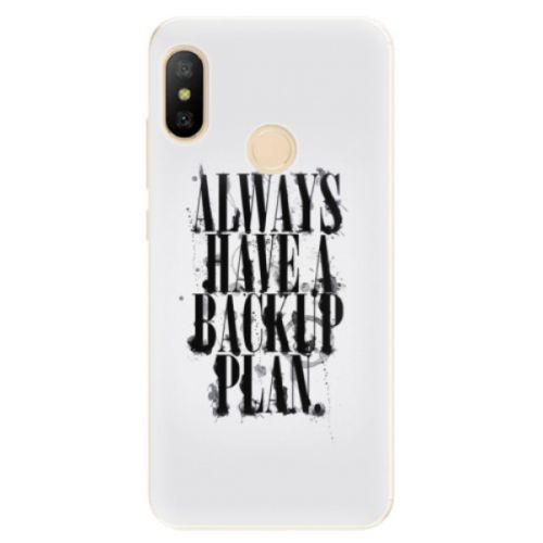 Odolné silikónové puzdro iSaprio - Backup Plan - Xiaomi Mi A2 Lite