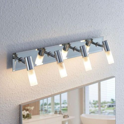 Kúpeľňová stropná lampa Zela, 4 svetlá, 53 cm dlhá