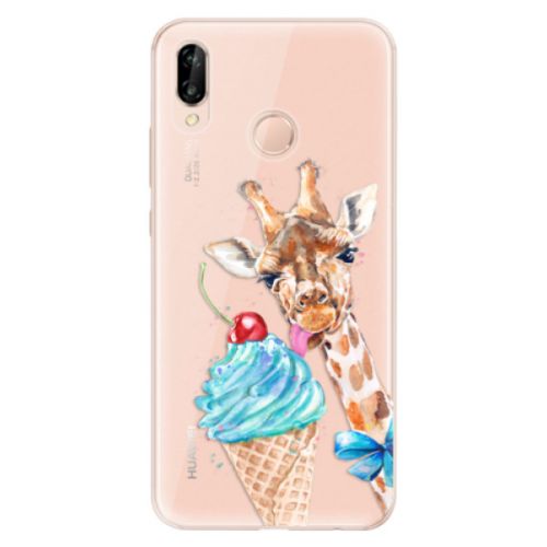 Odolné silikónové puzdro iSaprio - Love Ice-Cream - Huawei P20 Lite