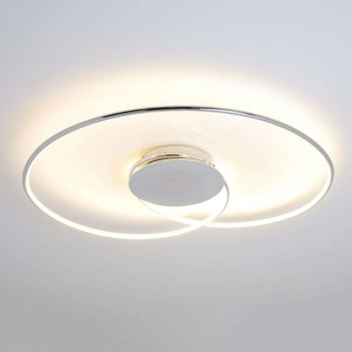 Stropné LED svietidlo Joline chróm 74 cm