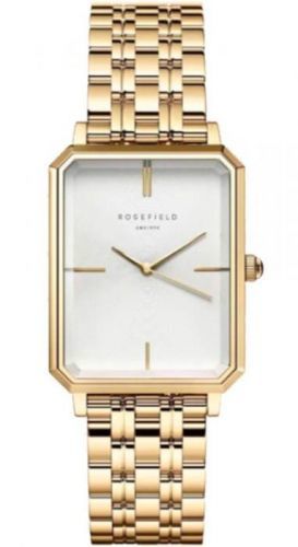 Rosefield The Octagon White  Sunray  Steel Gold OCWSG-O40