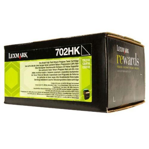 Lexmark originál toner 70C2HK0, black, 4000str., return, high capacity, Lexmark CS510de, CS410dn, CS310dn, CS310n, CS410n