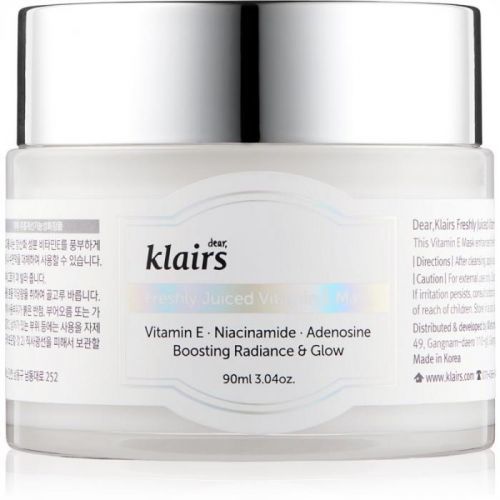 Klairs Freshly Juiced hydratačná pleťová maska s vitamínom E 90 ml
