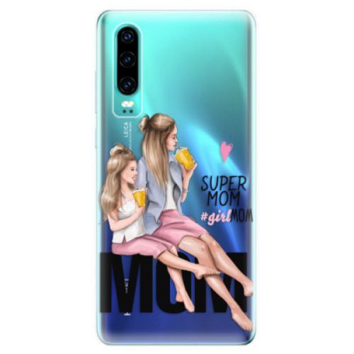 Odolné silikonové pouzdro iSaprio - Milk Shake - Blond - Huawei P30