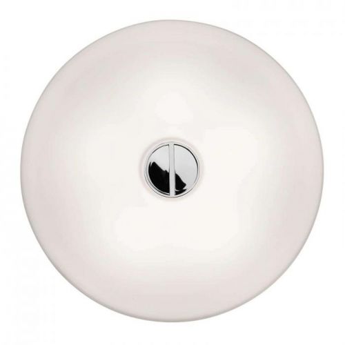 FLOS Button – biele stropné svietidlo IP44