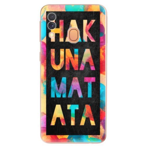 Odolné silikónové puzdro iSaprio - Hakuna Matata 01 - Samsung Galaxy A40