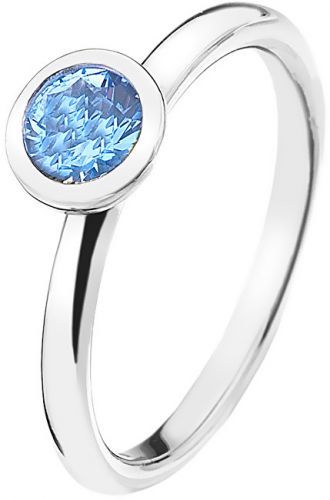 Hot Diamonds Strieborný prsteň Emozioni scintilla Blue Peace ER022 51 mm