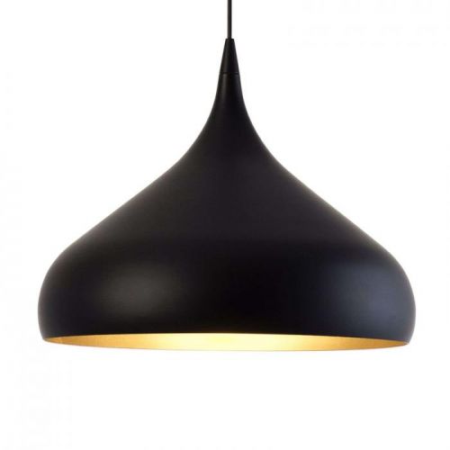Čierna závesná lampa Norma