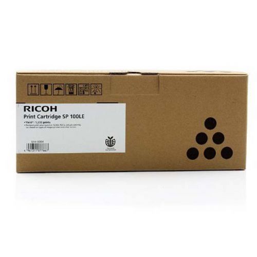 Ricoh originál toner 407166, black, 1200str., 407166, Ricoh  Aficio SP100, SP100E, SP100SUe