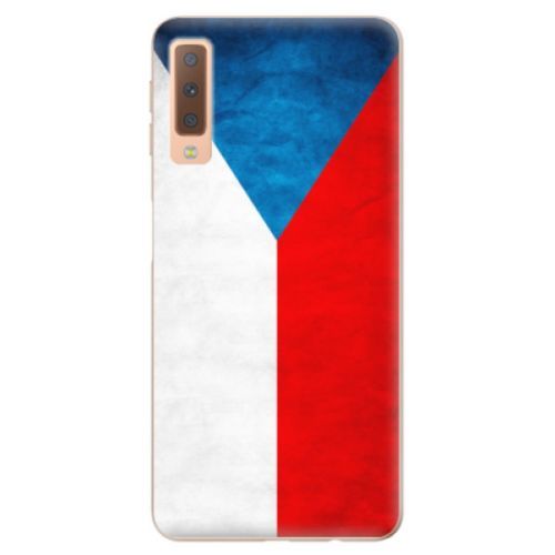 Odolné silikónové puzdro iSaprio - Czech Flag - Samsung Galaxy A7 (2018)