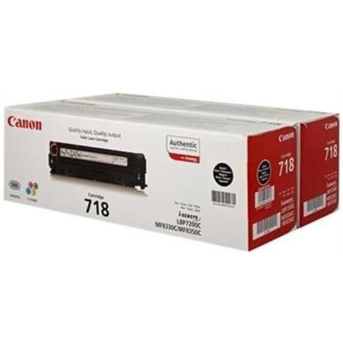 Toner CANON CRG-718 black (2ks) LBP 7200CDN, MF 8330CDN/8350CDN 2662B005
