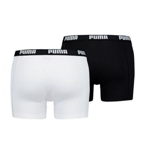 Boxerky Puma Boxer White/Black 2-pack Bielo-čierna M