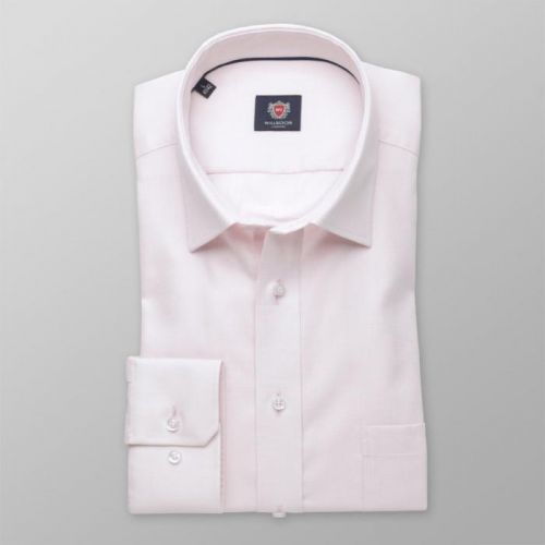 Pánska klasická košeľa London (výška 176-182) 8363 v ružové farbe s úpravou 2W Plus