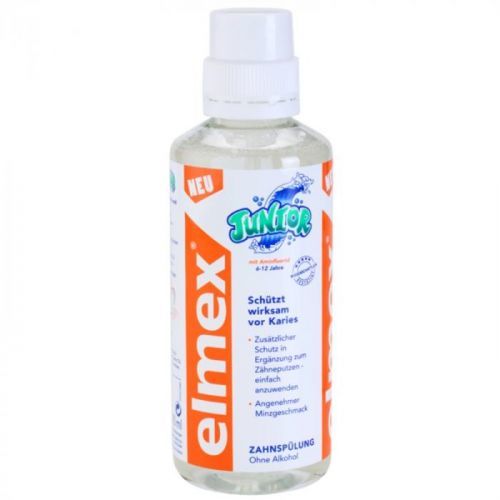 Elmex Junior 6-12 Years ústna voda pre deti 400 ml