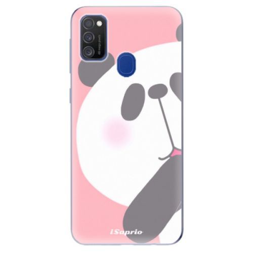 Odolné silikónové puzdro iSaprio - Panda 01 - Samsung Galaxy M21