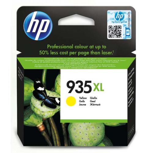 HP originál ink C2P26AE, HP 935XL, yellow, 825str., 9,5ml, HP Officejet 6812,6815,Officejet Pro 6230,6830,6835