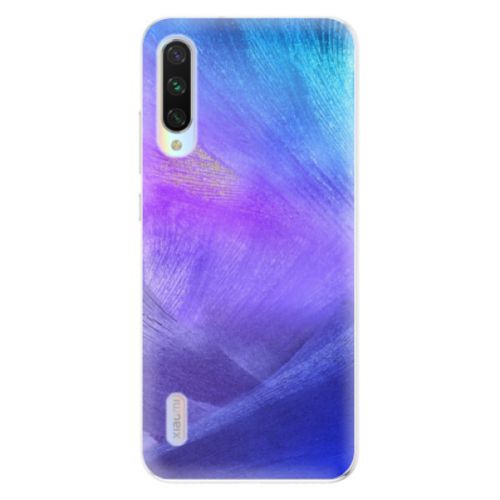 Odolné silikónové puzdro iSaprio - Purple Feathers - Xiaomi Mi A3