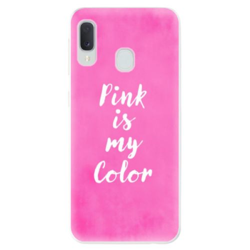 Odolné silikónové puzdro iSaprio - Pink is my color - Samsung Galaxy A20e