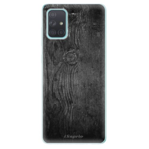 Odolné silikónové puzdro iSaprio - Black Wood 13 - Samsung Galaxy A71