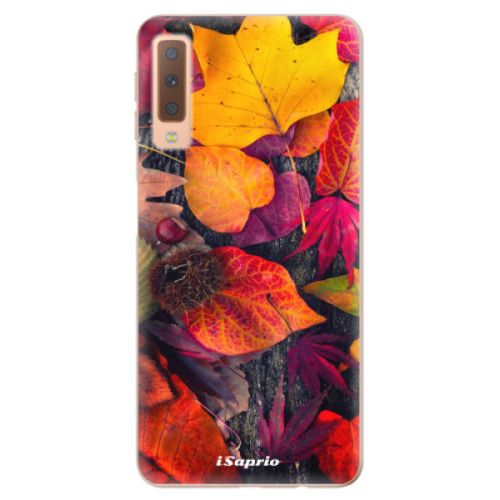Odolné silikónové puzdro iSaprio - Autumn Leaves 03 - Samsung Galaxy A7 (2018)