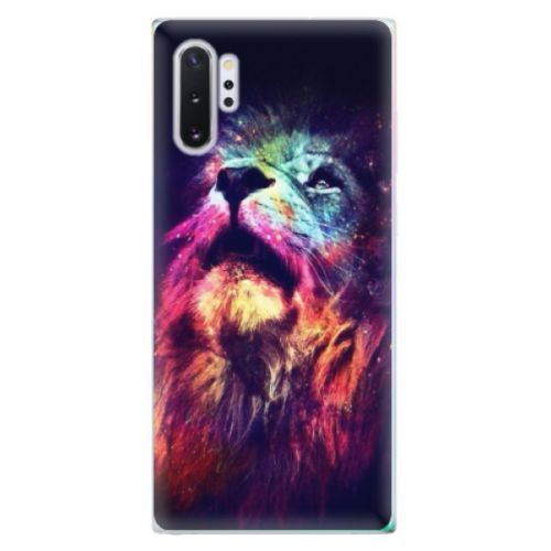 Odolné silikónové puzdro iSaprio - Lion in Colors - Samsung Galaxy Note 10+