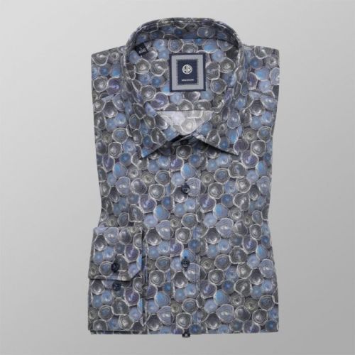 Košeľa Slim Fit s potlačou (výška 176 - 182 a 188 - 194) 10156