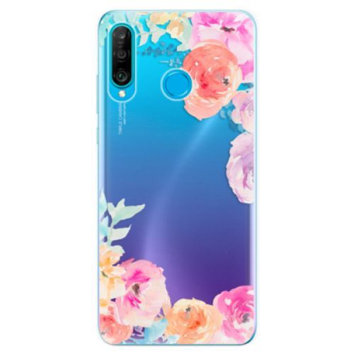 Odolné silikonové pouzdro iSaprio - Flower Brush - Huawei P30 Lite