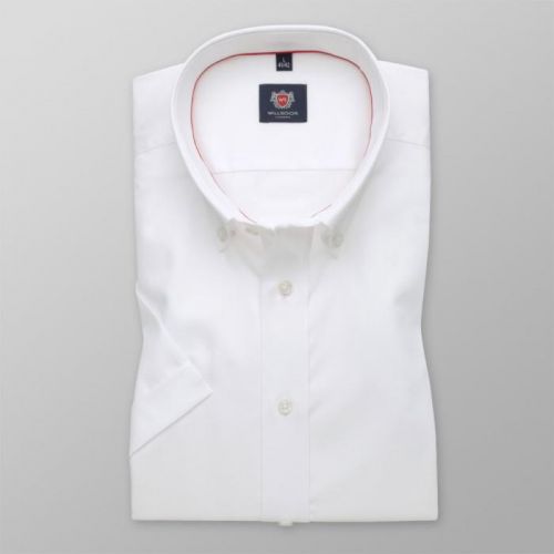 Pánska košele WR London slim fit s krátkym rukávom v biele farbe (výška 176-182) 4795