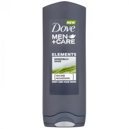 Dove Men+Care Elements sprchový gél na tvár a telo 2 v 1 250 ml