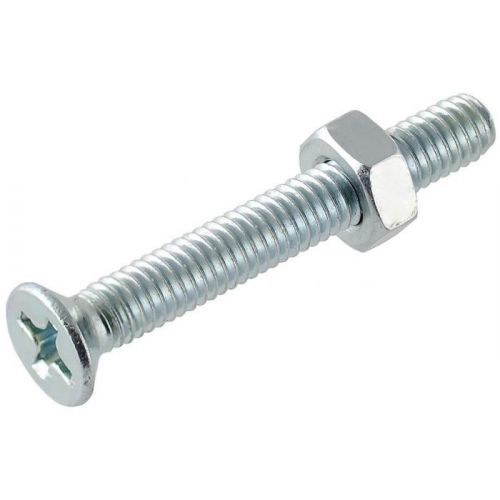 Skrutka plochá hlavička pozink. M6x30 mm