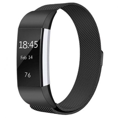 Fitbit Charge 2 Milanese (Small) remienok, Black