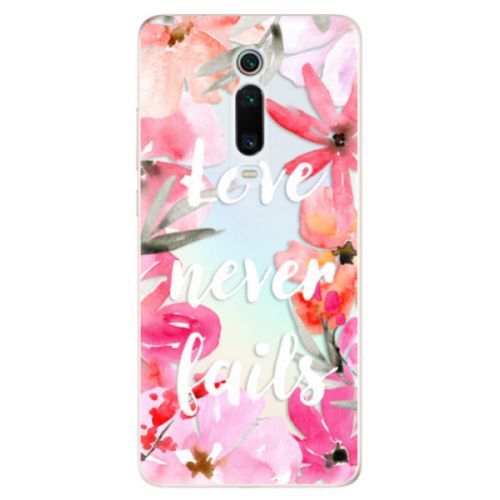 Odolné silikónové puzdro iSaprio - Love Never Fails - Xiaomi Mi 9T Pro