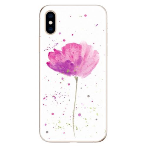 Odolné silikónové puzdro iSaprio - Poppies - iPhone XS