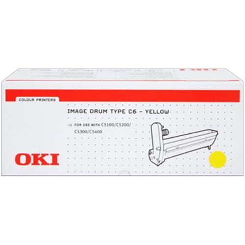 Valec OKI Type C6 C5100/5200/5300/5400 yellow 42126605
