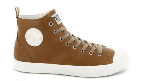 Palladium PallaPhaenix Mid Leather hnedé 75955-238-M