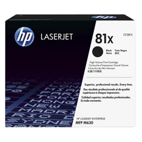 Toner HP CF281X HP81X čierny, 25000str.