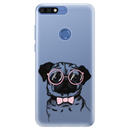 Silikónové puzdro iSaprio - The Pug - Huawei Honor 7C