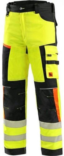 Canis Pánske reflexné pracovné nohavice CXS BENSON - 48