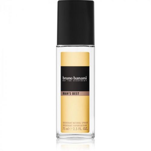Bruno Banani Man's Best deodorant s rozprašovačom pre mužov 75 ml