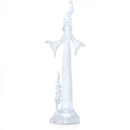 Biela sveteľná LED dekorácia Markslöjd Frosty, výška 35,5 cm