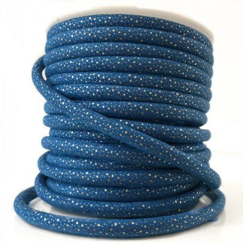 Semišová šnúra Luxe blue