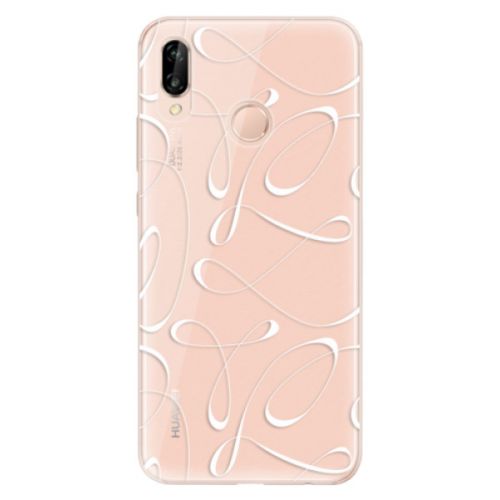 Odolné silikónové puzdro iSaprio - Fancy - white - Huawei P20 Lite