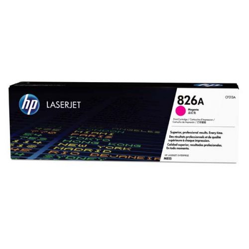 HP originál toner CF313A, magenta, 31500str., HP 826A, HP Color LaserJet Enterprise M855dn, M855x+, M855x+